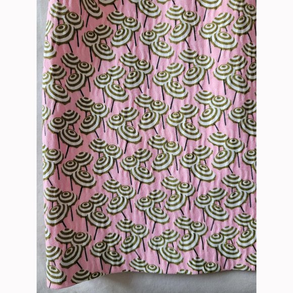 NWOT J. Crew Umbrella Parasol Pink Jacquard Stretch Mini Dress - Picture 5 of 13